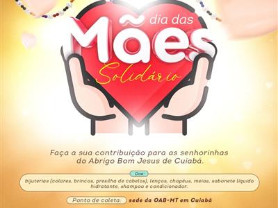 Foto da Notícia: OAB-MT lança campanha solidária para beneficiar idosas do Abrigo Bom Jesus